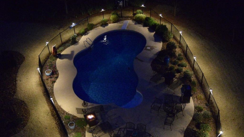 Pool Lighting in Athens, Georgia