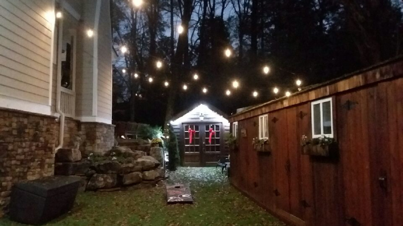 Patio Lighting in Loganville, Georgia