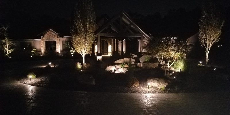 Landscape Lights in Loganville, Georgia